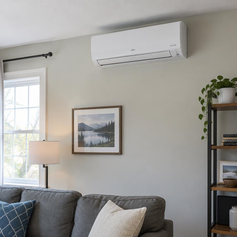 Mini split indoor unit install